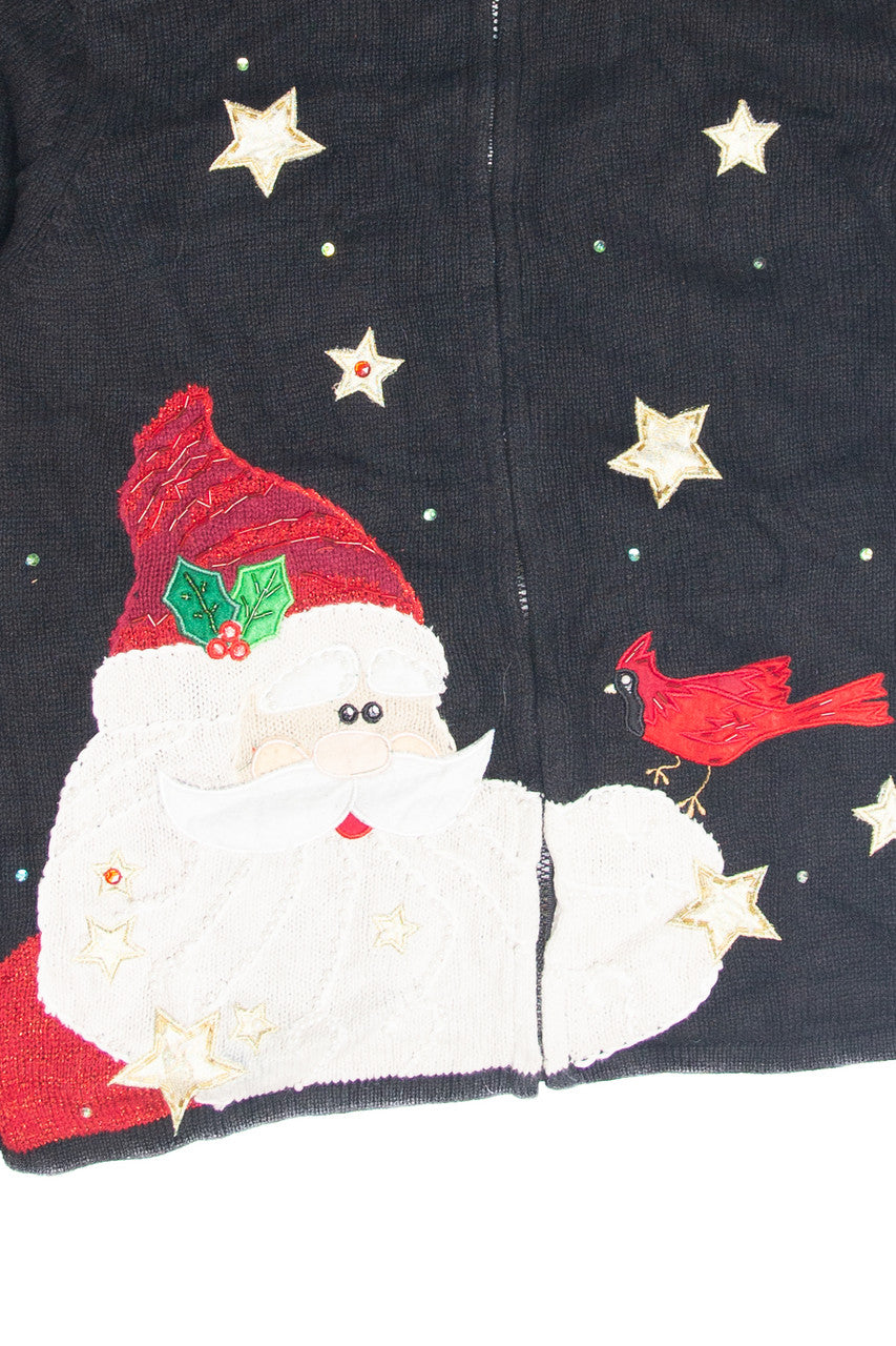 Vintage Black Ugly Christmas Cardigan 63244