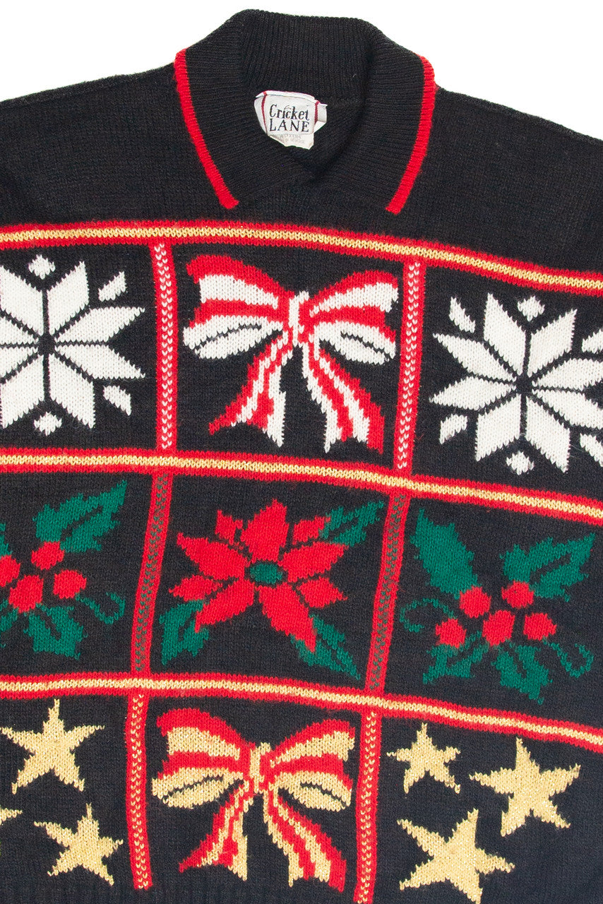 Vintage Black Ugly Christmas Pullover 63210