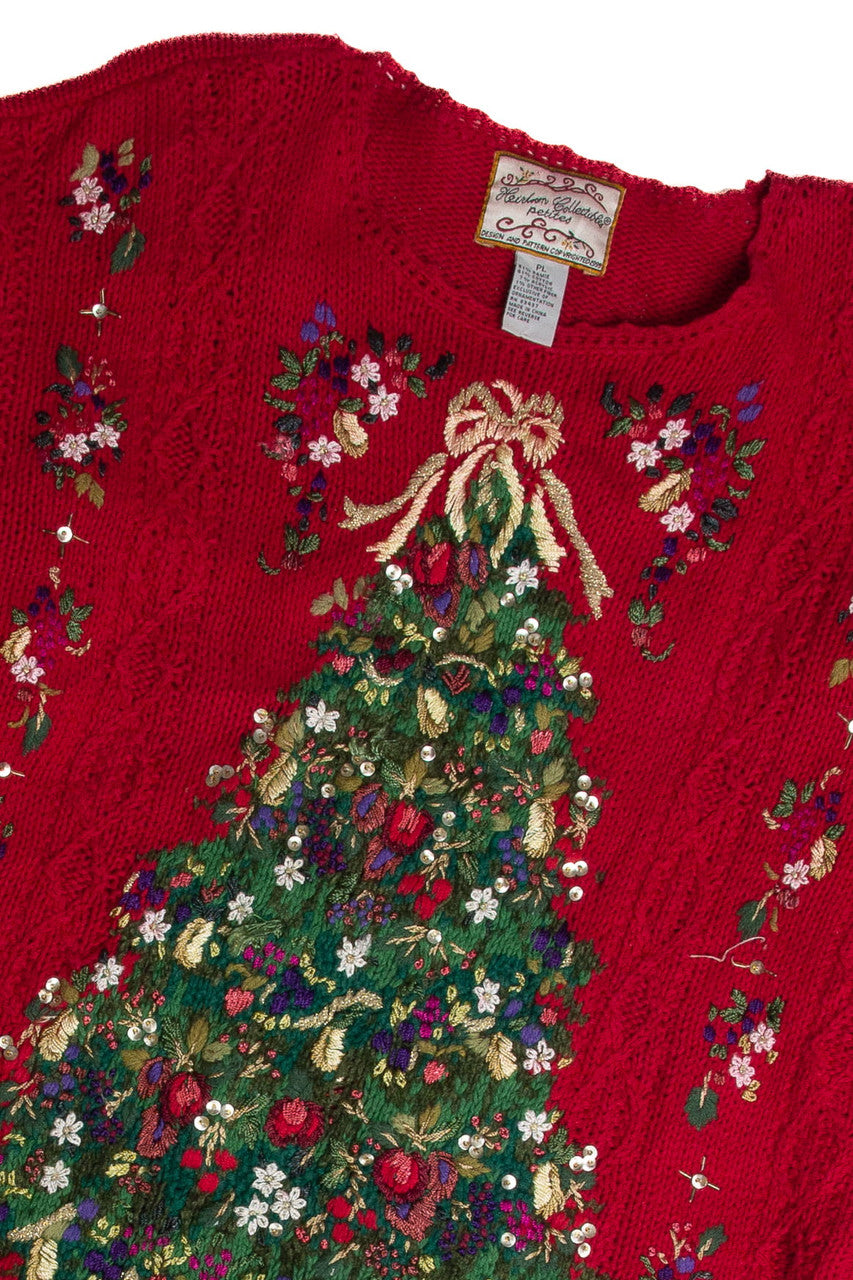 Vintage Red Ugly Christmas Sweater 62725