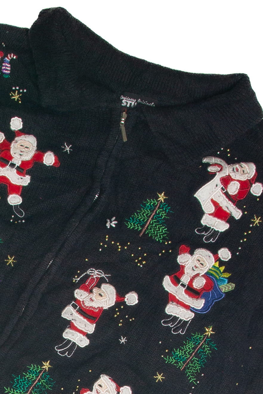 Vintage Black Ugly Christmas Cardigan 59832