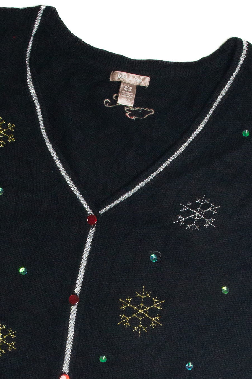 Vintage Black Ugly Christmas Vest 60990