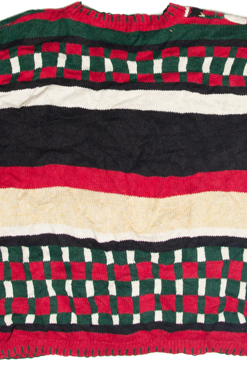 Vintage Red Ugly Christmas Cardigan 63175