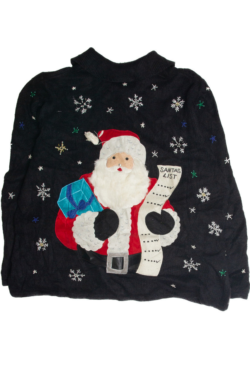 Vintage Black Ugly Christmas Cardigan 59716