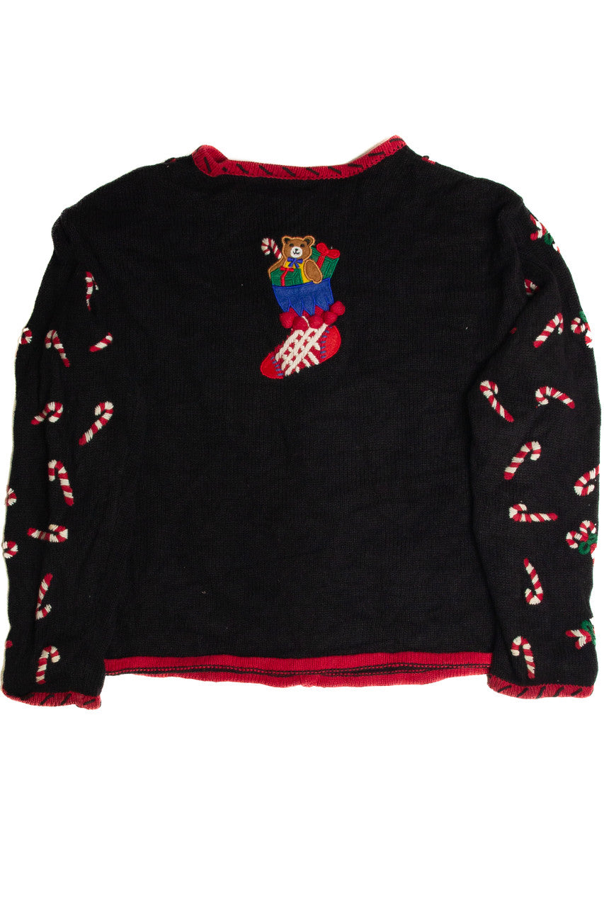 Vintage Black Ugly Christmas Cardigan 59641