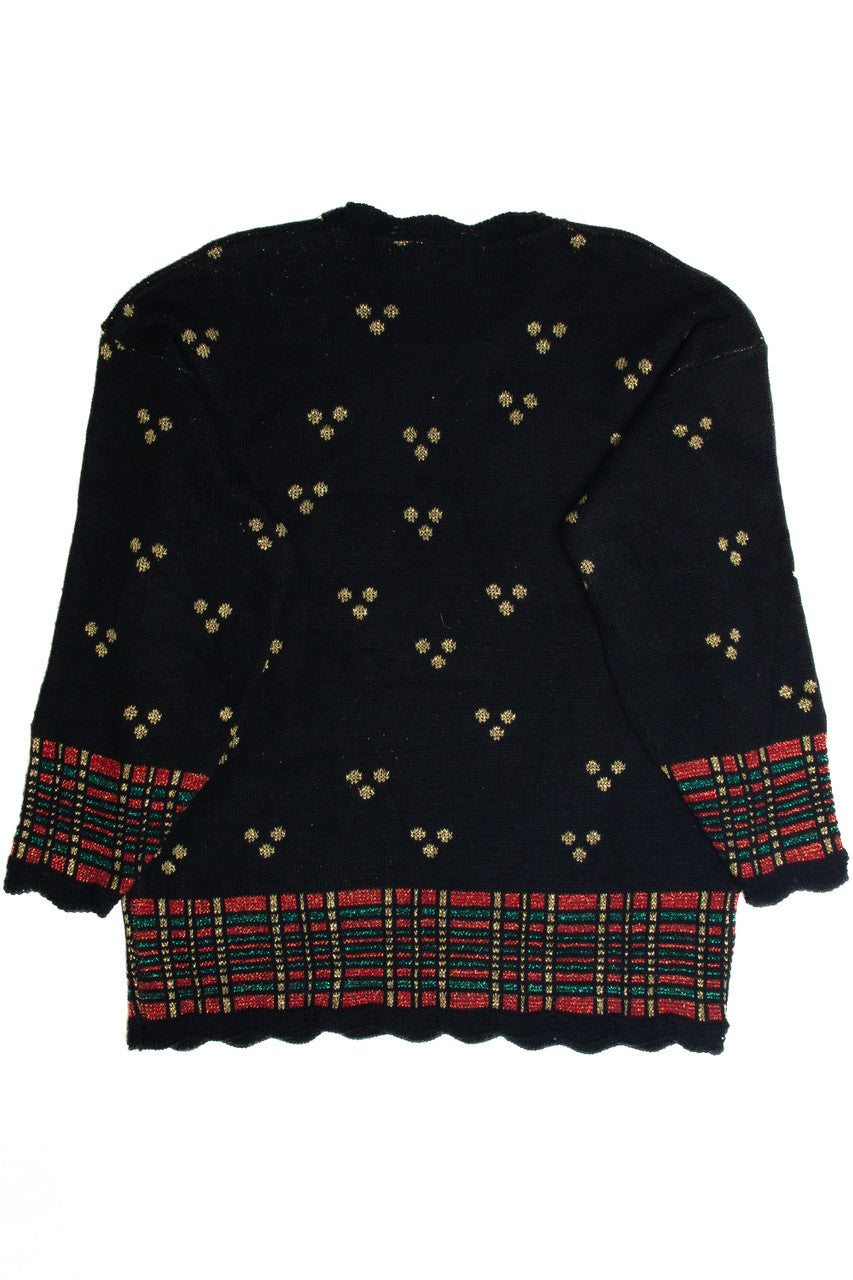 Vintage Black Ugly Christmas Sweater 59581
