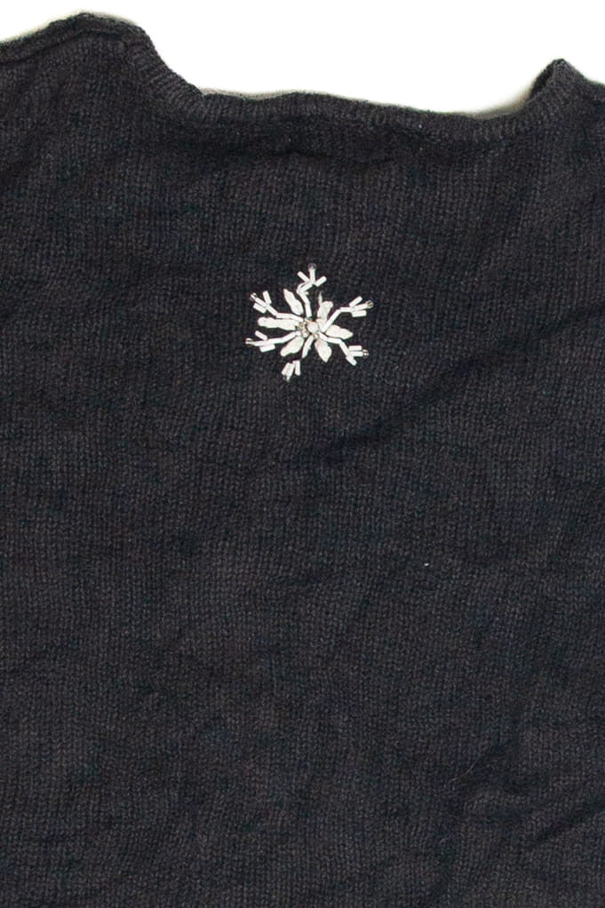 Vintage Black Ugly Christmas Cardigan 63138