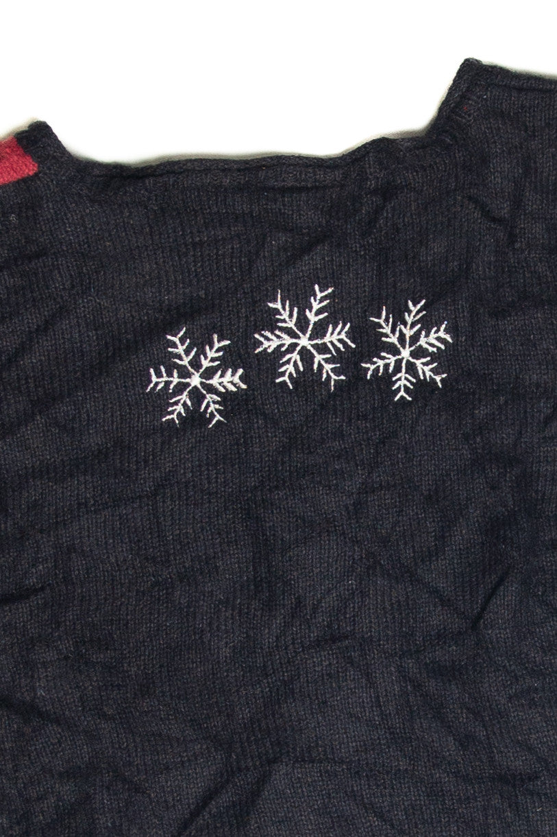 Vintage Black Ugly Christmas Cardigan 63086