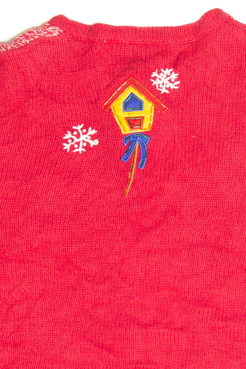 Vintage Red Ugly Christmas Cardigan 63173