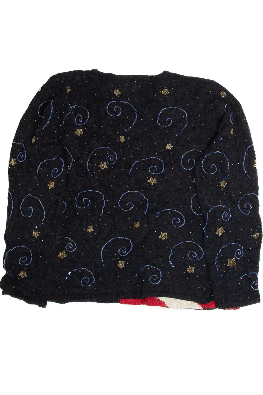 Vintage Black Ugly Christmas Sweater 59615