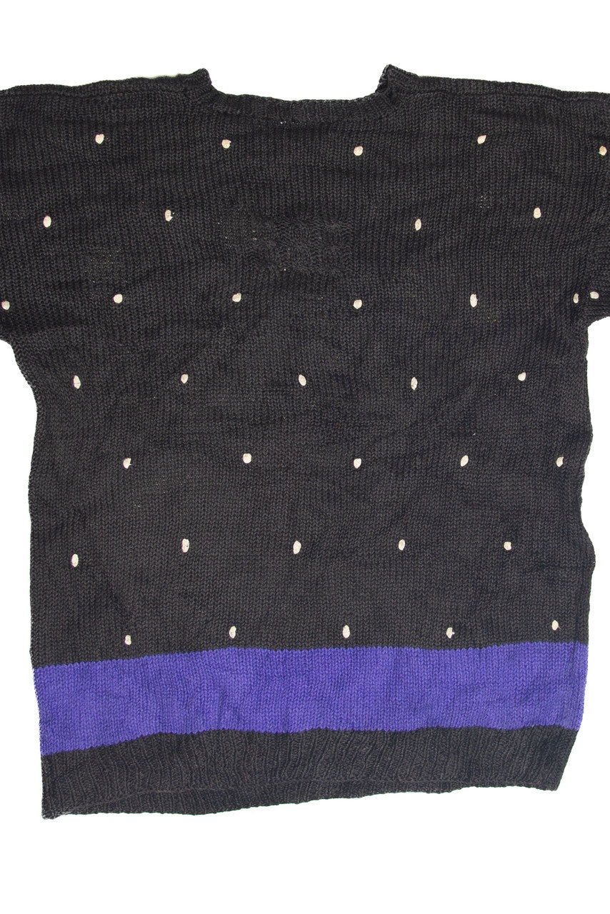 Vintage Black Ugly Christmas Pullover 63211