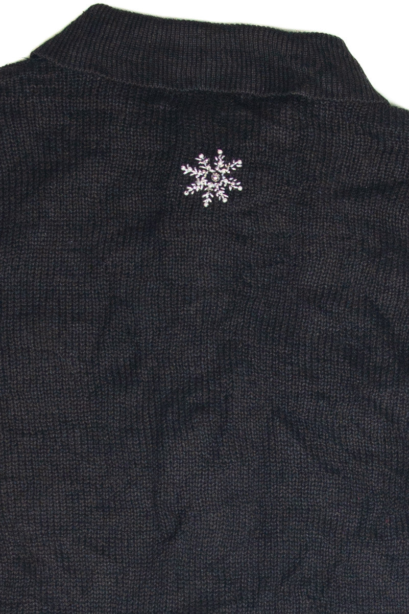 Vintage Black Ugly Christmas Cardigan 63102