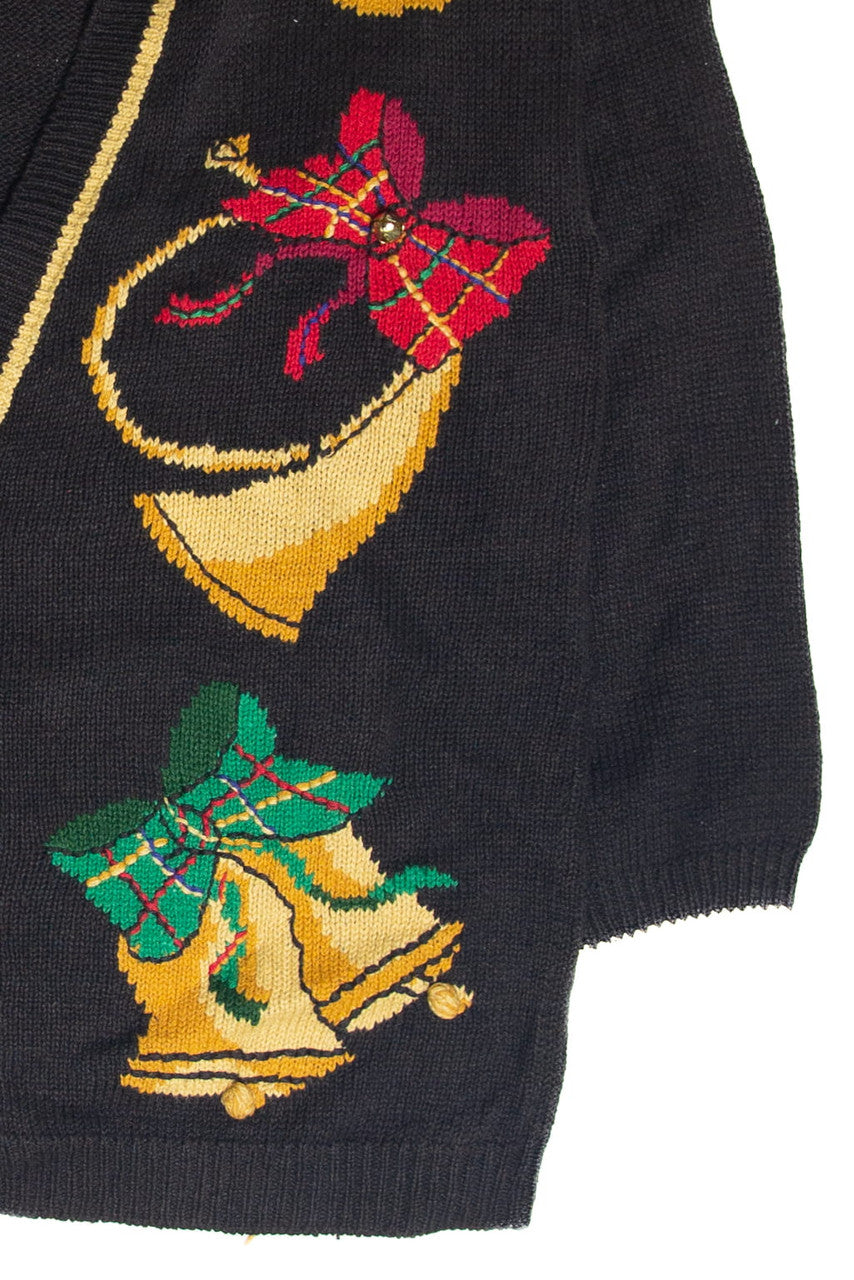 Vintage Black Ugly Christmas Cardigan 62943