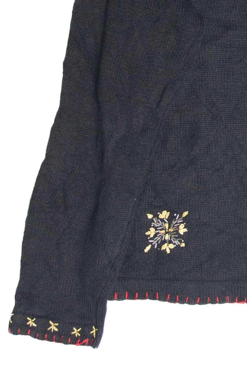 Vintage Black Ugly Christmas Pullover 63273