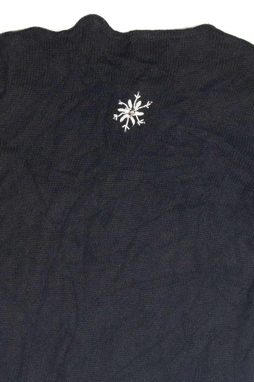 Vintage Black Ugly Christmas Cardigan 63162