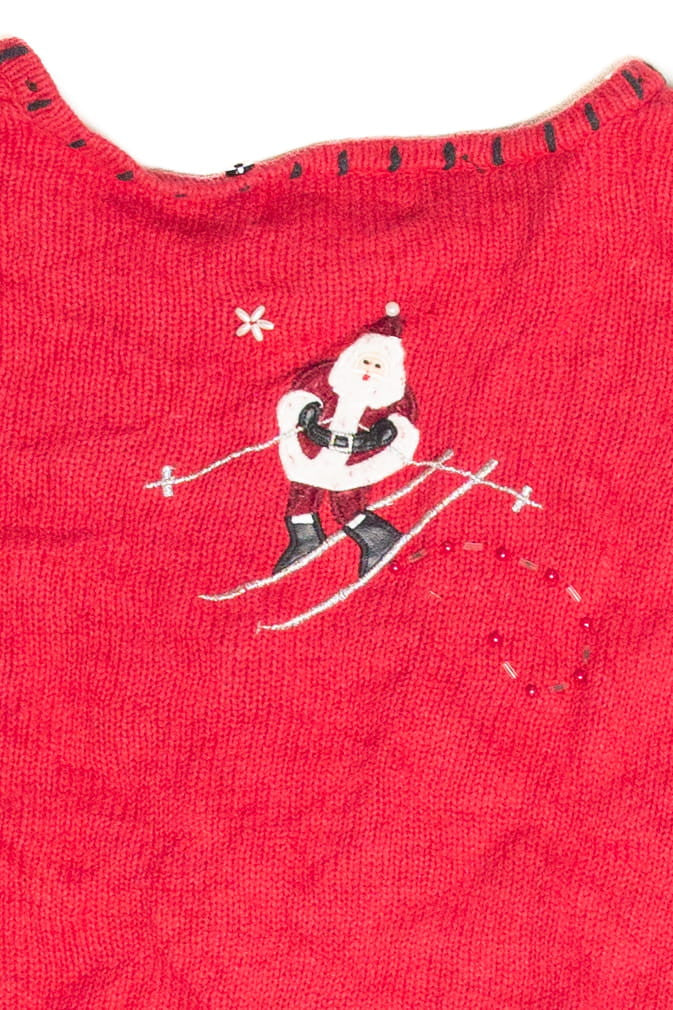 Vintage Red Ugly Christmas Cardigan 63437
