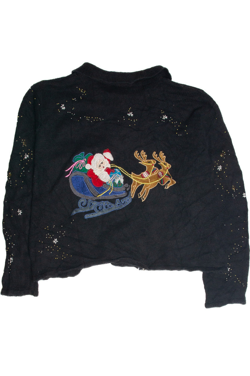 Vintage Black Ugly Christmas Cardigan 59832