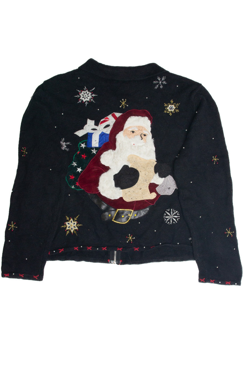 Vintage Black Ugly Christmas Cardigan 59698