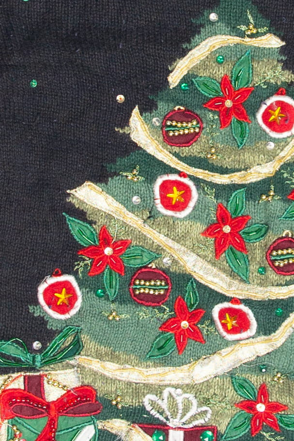 Vintage Black Ugly Christmas Pullover 63230