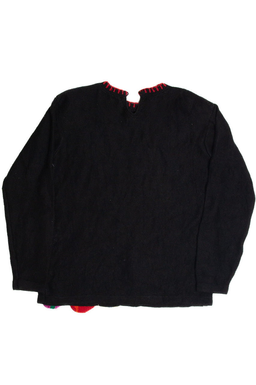 Vintage Black Ugly Christmas Sweater 59577