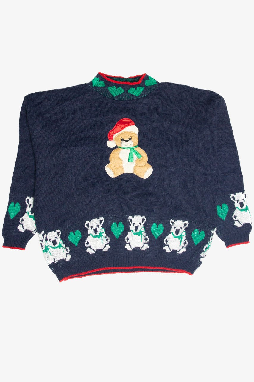 Vintage Blue Ugly Christmas Pullover 63243