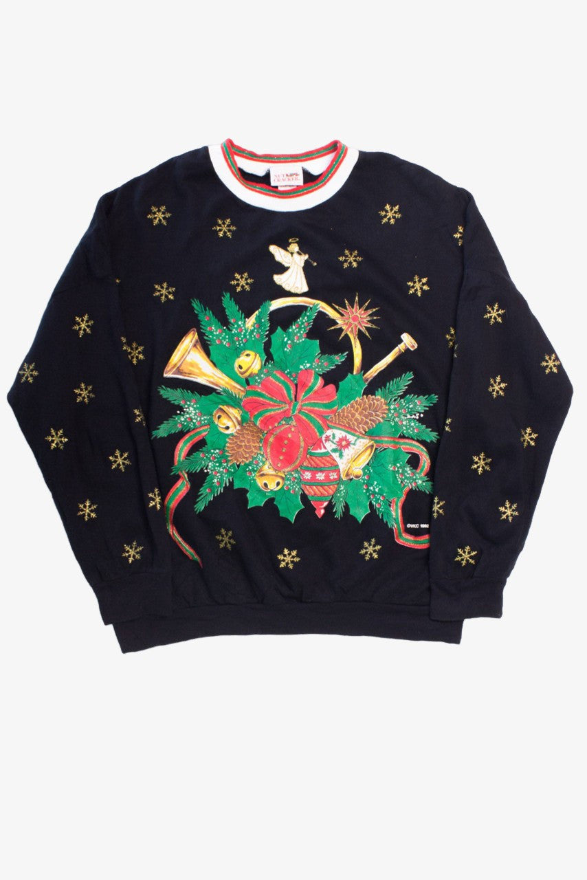 Bells & Holly Ugly Christmas Sweatshirt 55535