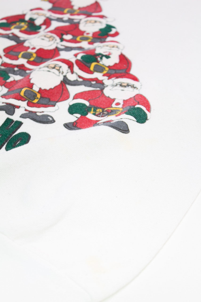Santa Tree Ugly Christmas Sweatshirt 55542