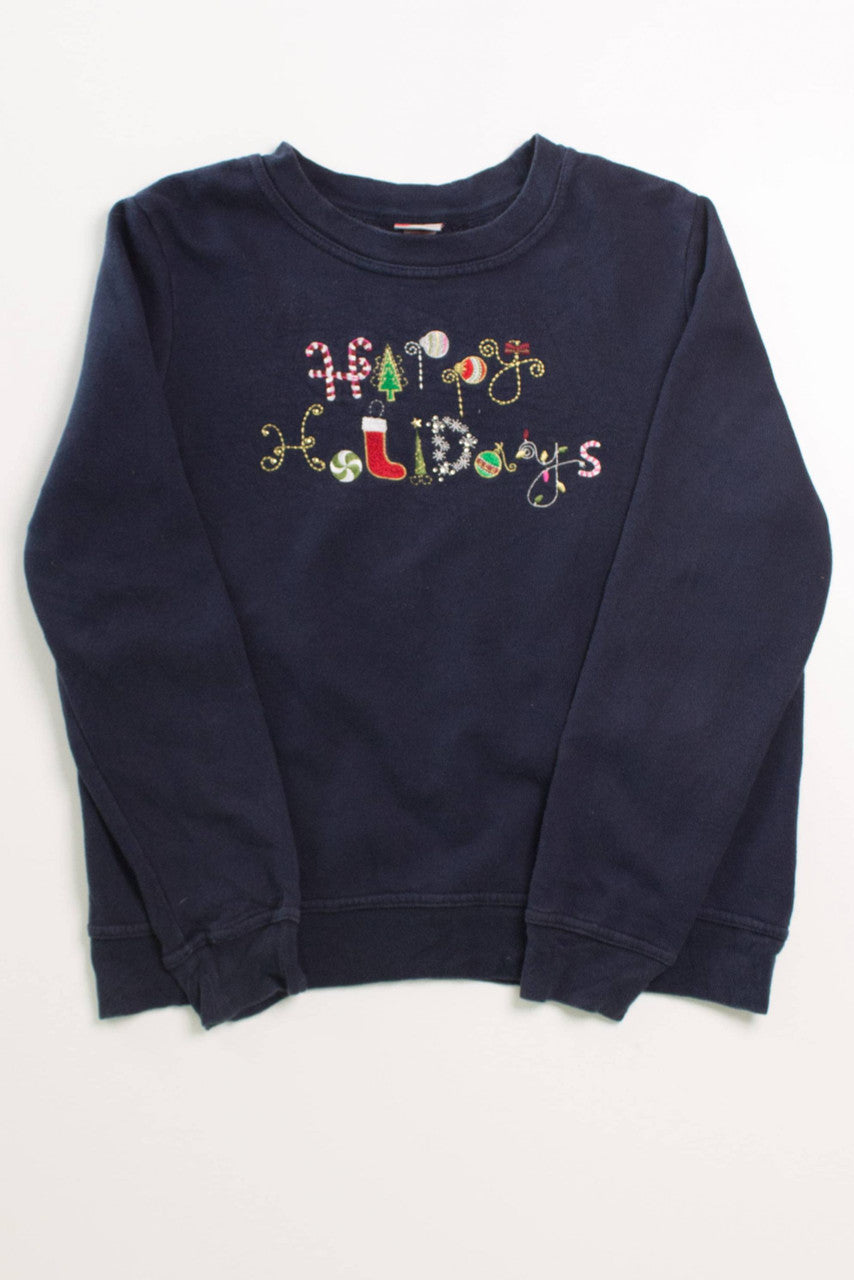 'Happy Holidays' Ugly Christmas Sweatshirt 55614