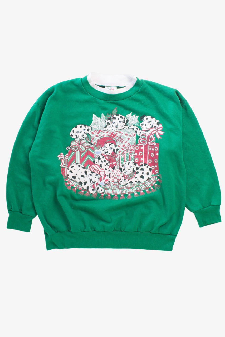 Christmas Dalmatian Vintage Sweatshirt