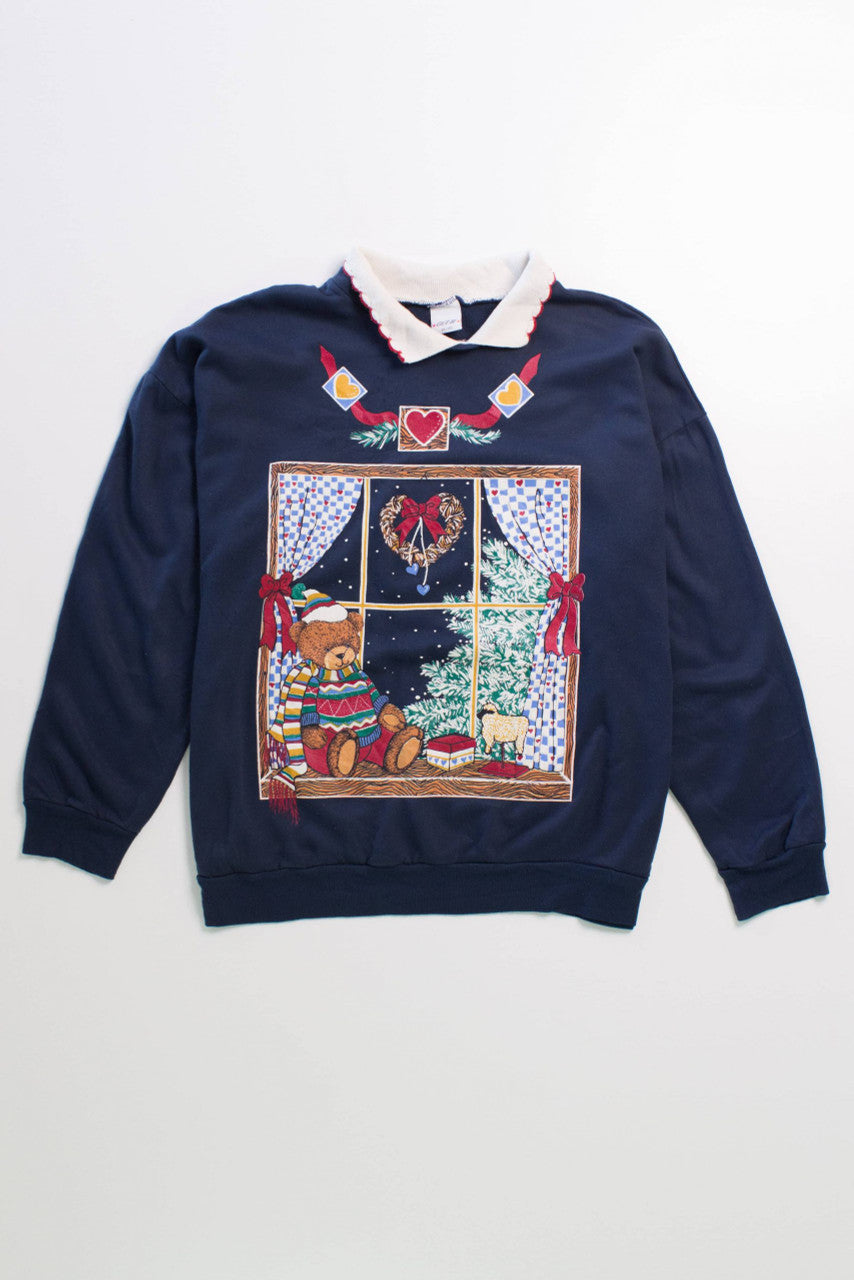 Blue Ugly Christmas Sweatshirt 55681