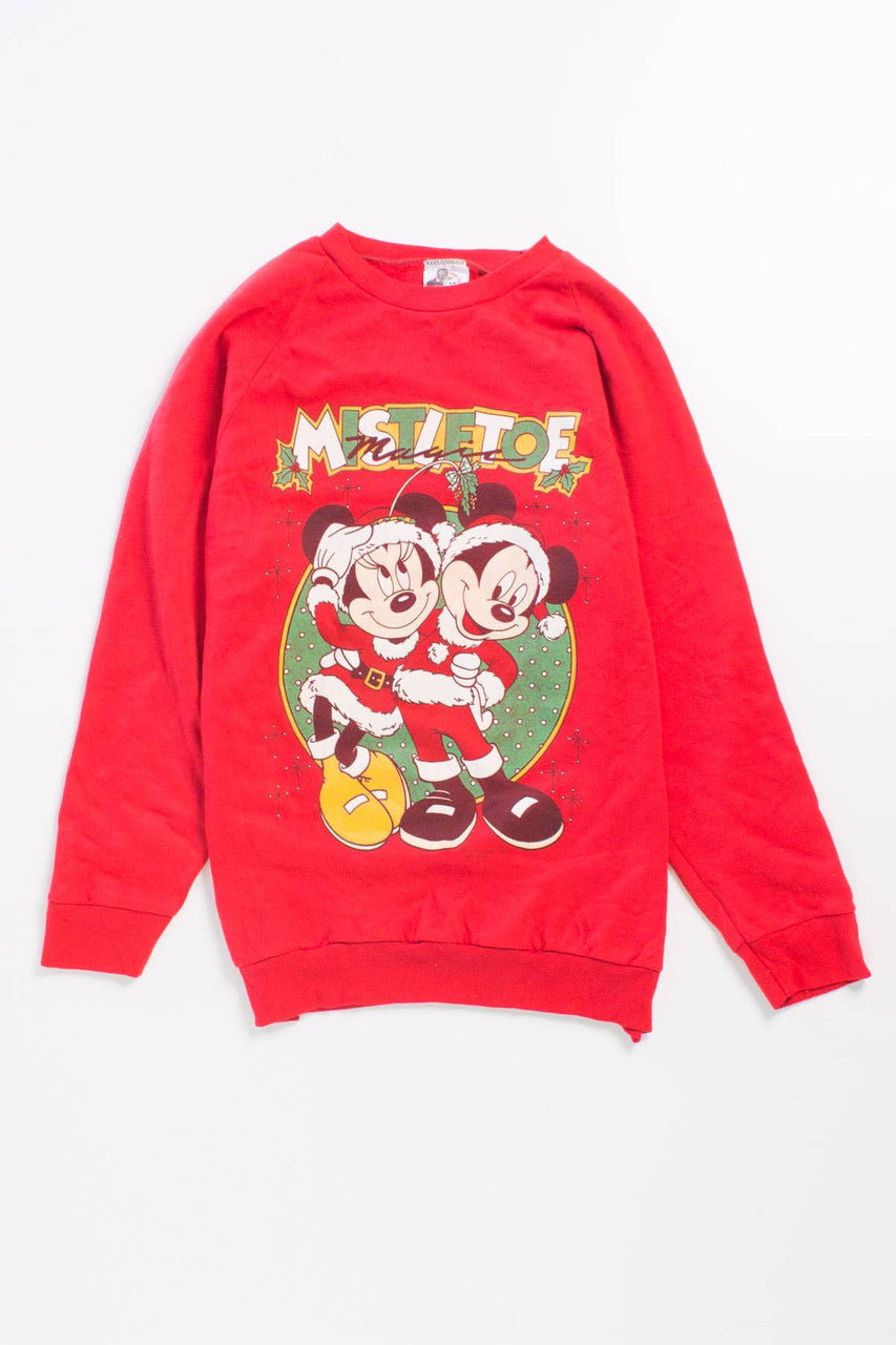 Vintage Minnie & Mickey Christmas Sweatshirt