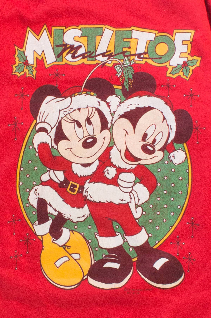 Vintage Minnie & Mickey Christmas Sweatshirt