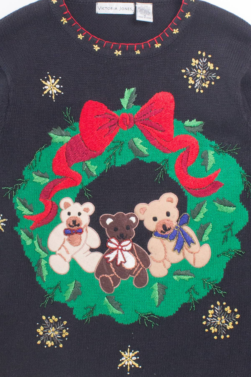 Black Ugly Christmas Pullover 55870