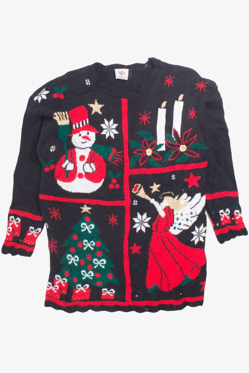 Black Ugly Christmas Pullover 55889