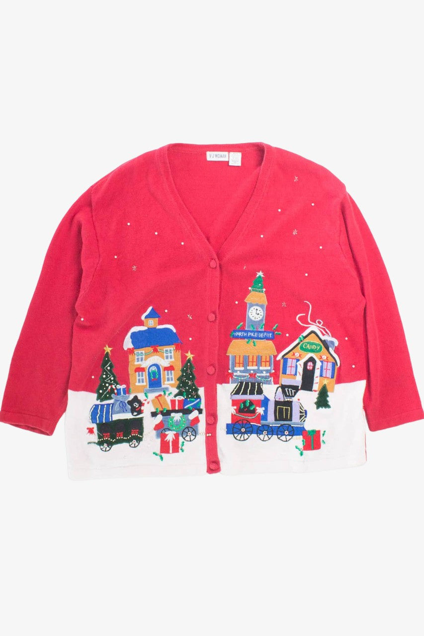 Red Ugly Christmas Cardigan 55894