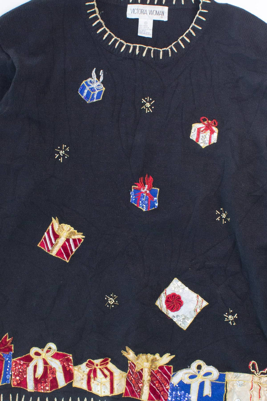 Black Ugly Christmas Pullover 55927