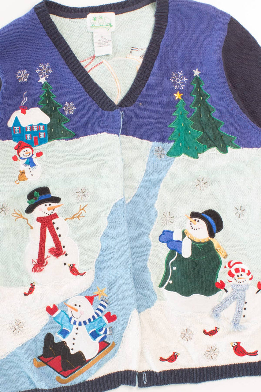 The Quacker Factory Ugly Christmas Cardigan 55935