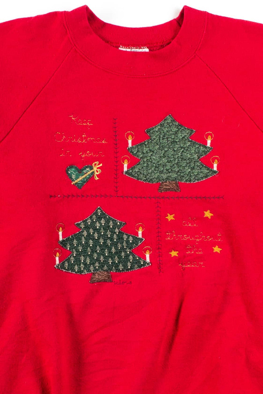 Red Ugly Christmas Sweatshirt 56058