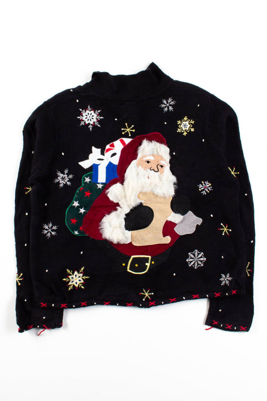Black Ugly Christmas Cardigan 56325