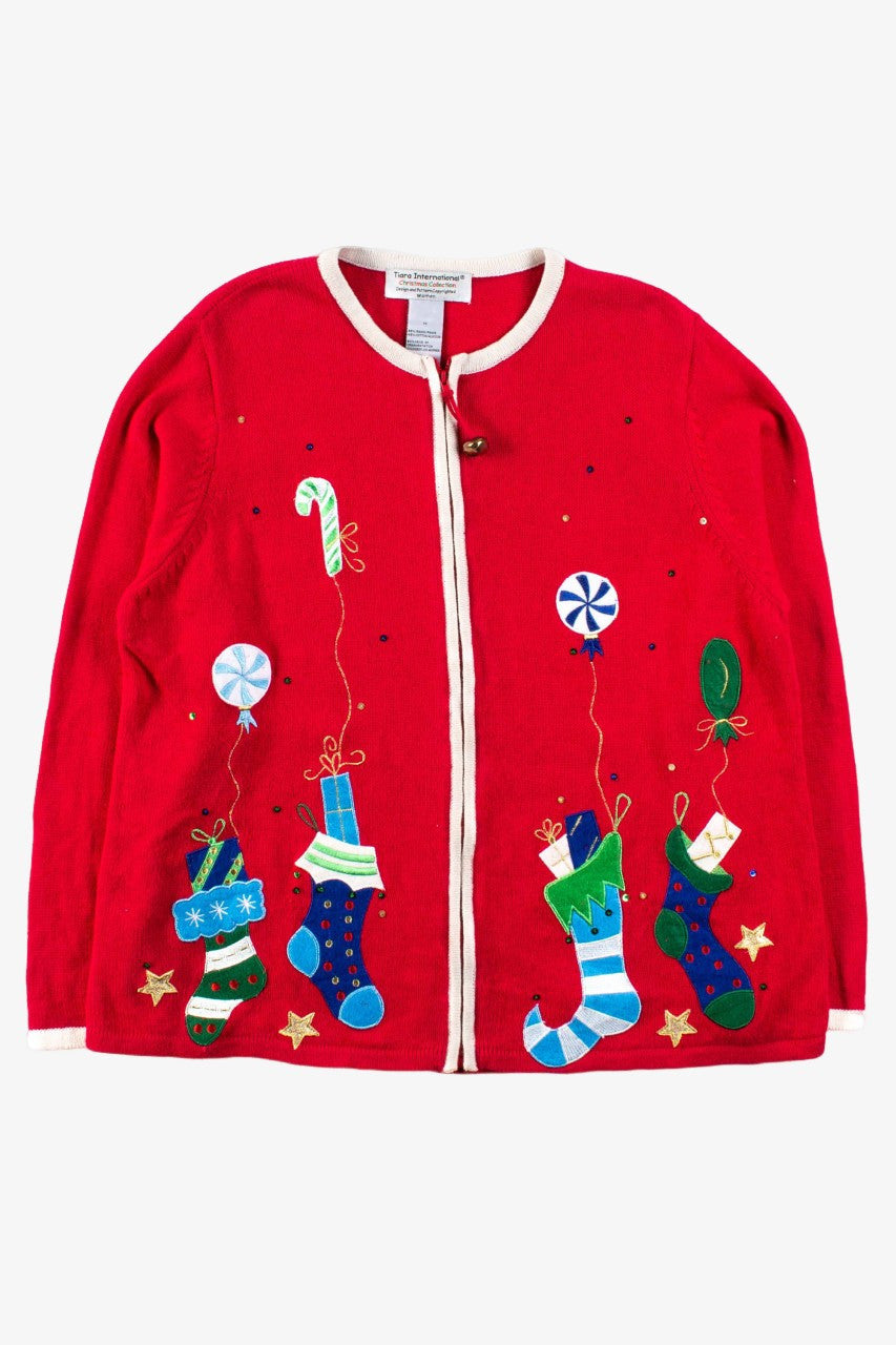 Red Ugly Christmas Cardigan 56328