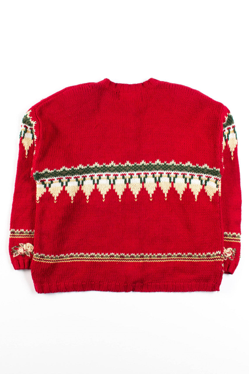 Red Ugly Christmas Cardigan 56329