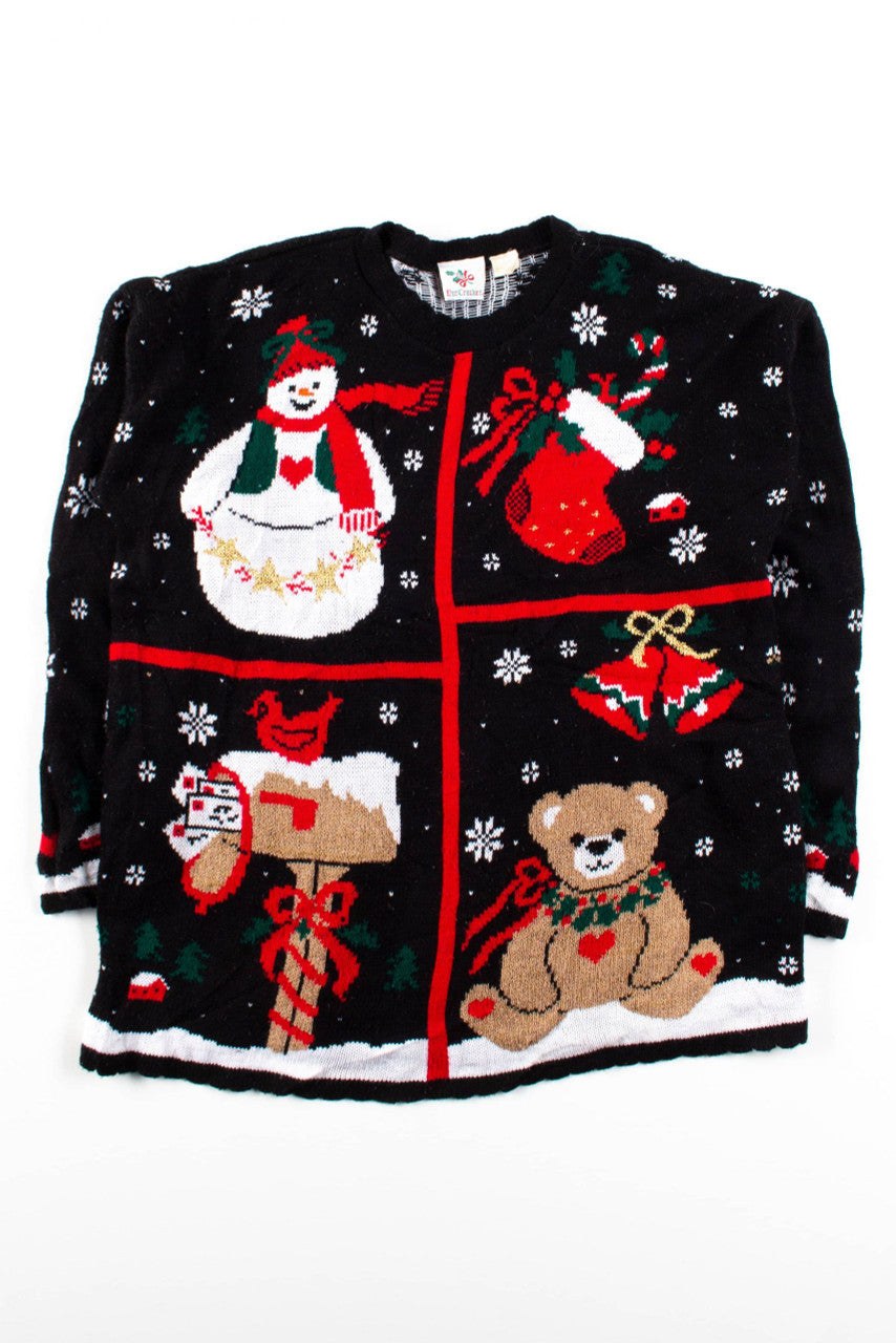 Black Ugly Christmas Pullover 56335