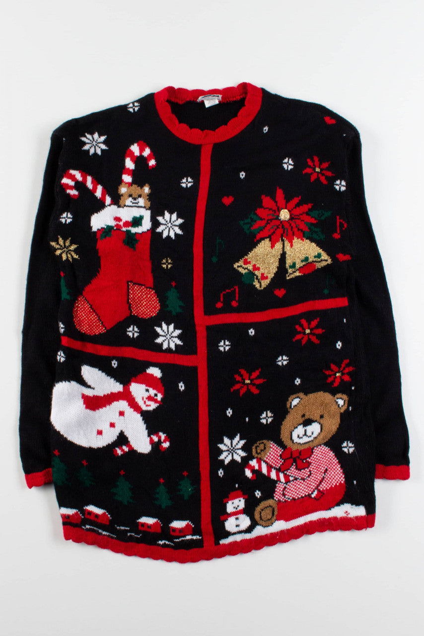 Black Ugly Christmas Pullover 56336