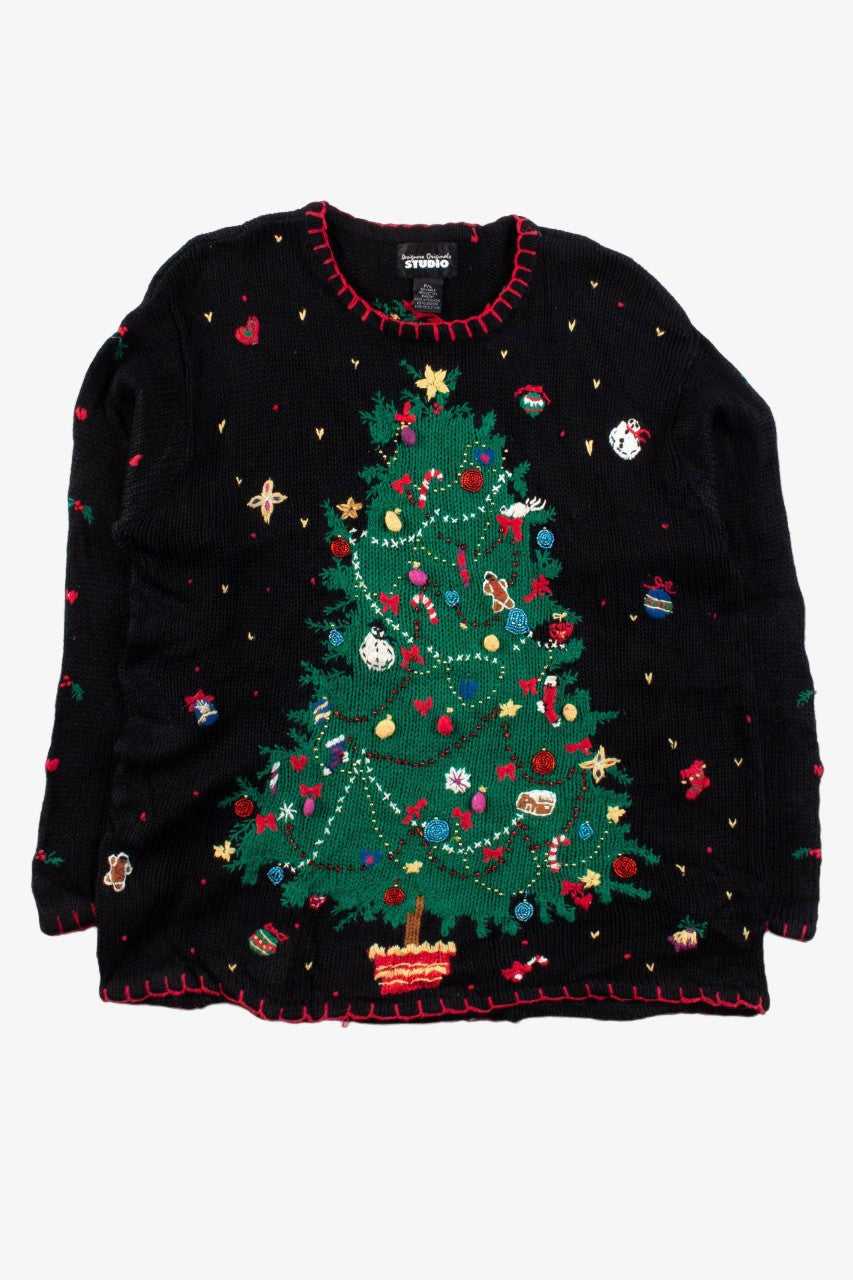 Black Ugly Christmas Pullover 56341
