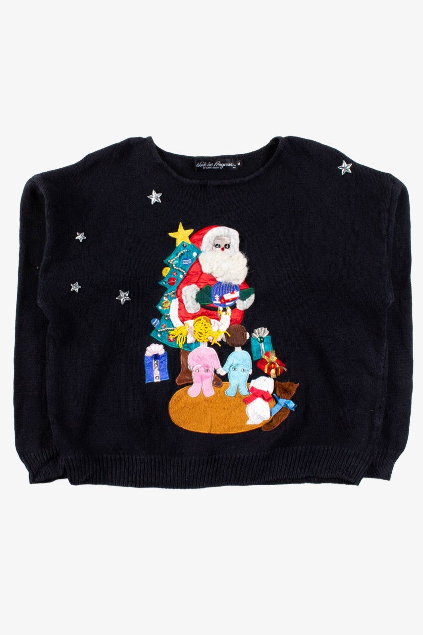 Black Ugly Christmas Pullover 56342
