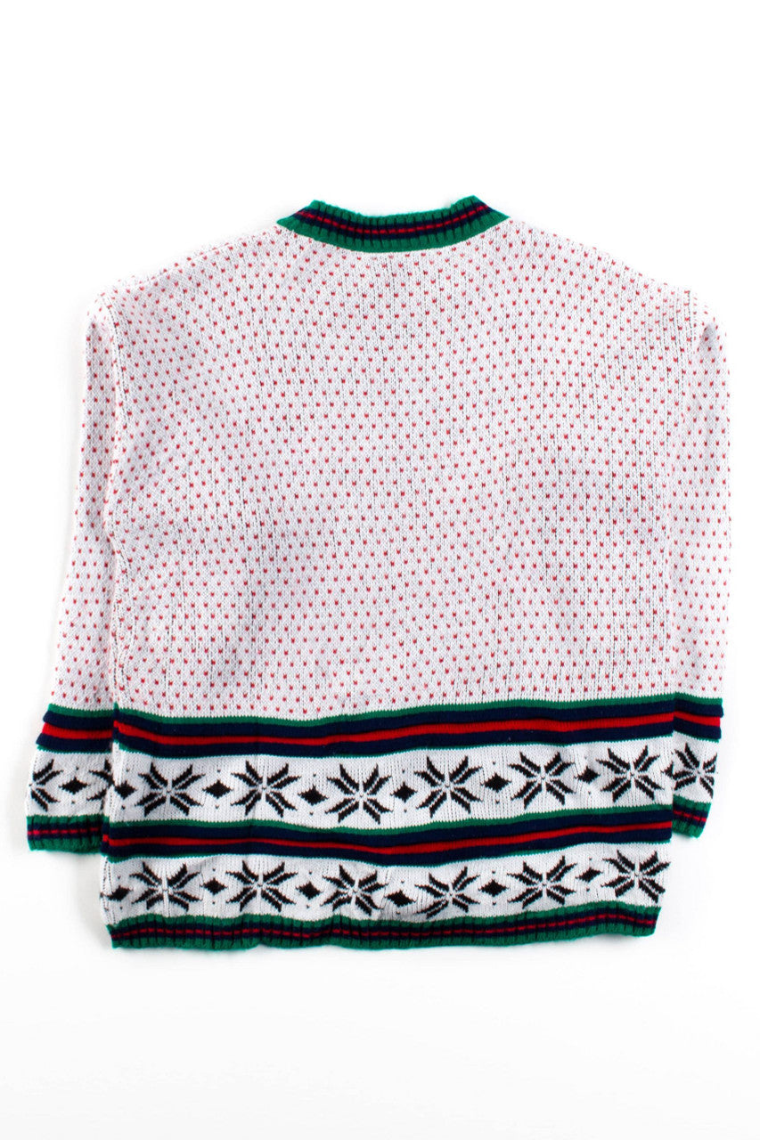 White Ugly Christmas Pullover 56378