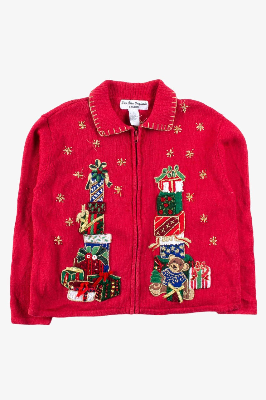 Red Ugly Christmas Cardigan 56464