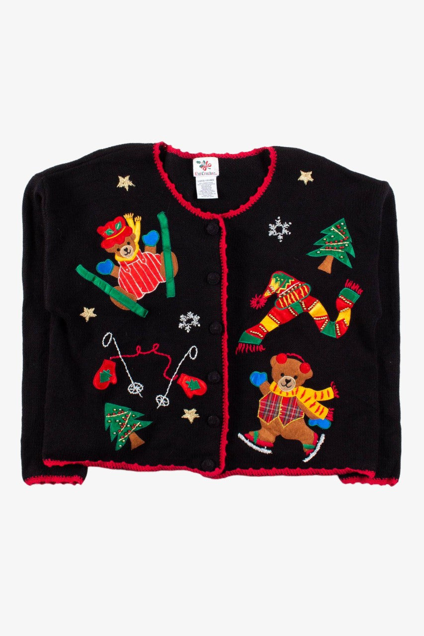 Black Ugly Christmas Cardigan 56482
