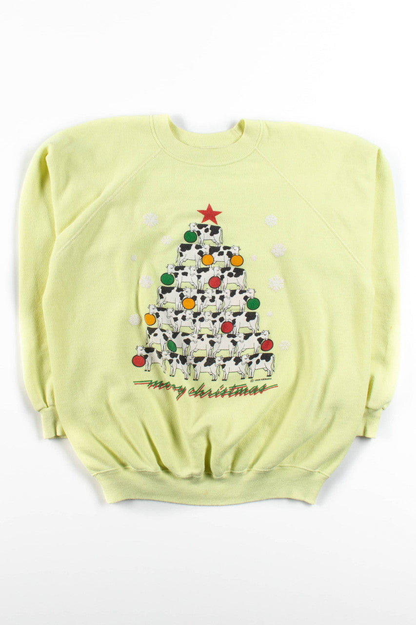 Vintage Mooy Christmas Sweatshirt (1989)