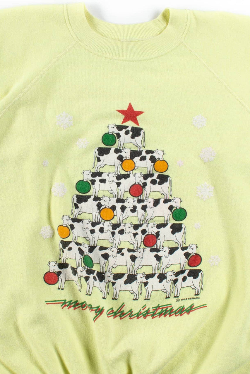 Vintage Mooy Christmas Sweatshirt (1989)