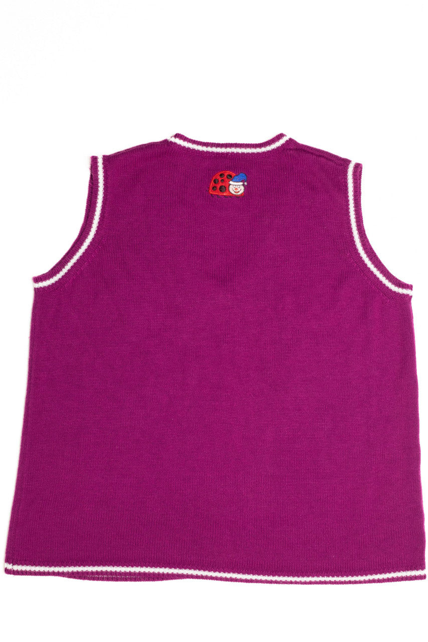 Holiday Time Ugly Christmas Sweater Vest
